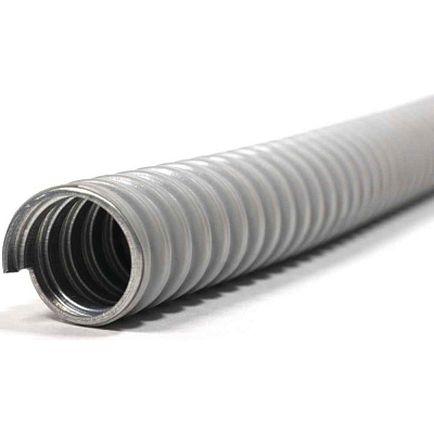 Металлорукав в ПВХ изоляции МРПИ нг Морозка  22  (50 м/уп.) УХЛ1 ГОФРОМАТИК 