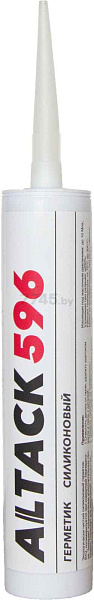 Герметик силиконовый маслостойкий Altack 596 нейтральный, красный, 300мл