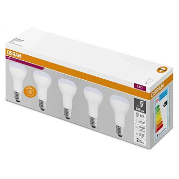 Лампа ЛЕД  R63 8W/840 LVR60 8SW/840 E27 RU OSRAM