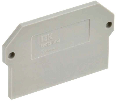 Заглушка для CTS-DT ARMAFIX 4кв.мм сер. IEK YCT15-04-K03-004-ZGL 