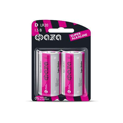 Элемент питания алкалиновый D/LR20 1.5В Super Alkaline BL-2 (уп.2шт) ФАZА 2858535 