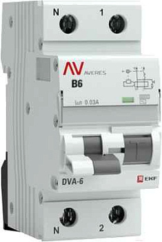 Автомат  2п  6А (B) (AV-6) 6kA EKF AVERES