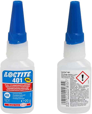 Клей цианоакрилатный LOCTITE 401 общего назначения, 20г