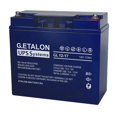 Аккумулятор G.ETALON GL 12-17 - купить в Москве - ООО Гамма-компоненты