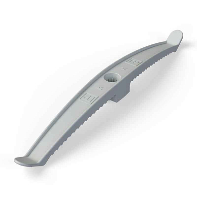 Держатель кабеля двусторонний для прямого монтажа (уп.20шт) сер. Промрукав PR13.0382 