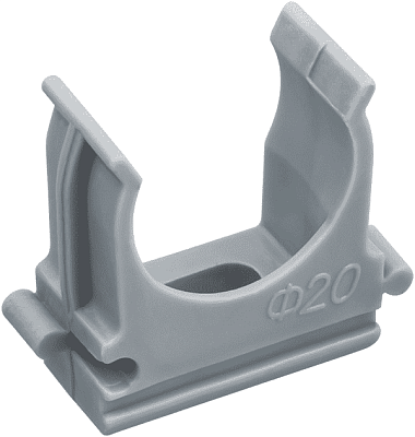 Держатель для труб (клипса) d20мм 61 229 NCR-T-20-B100 (уп.100шт) NAVIGATOR 61229 