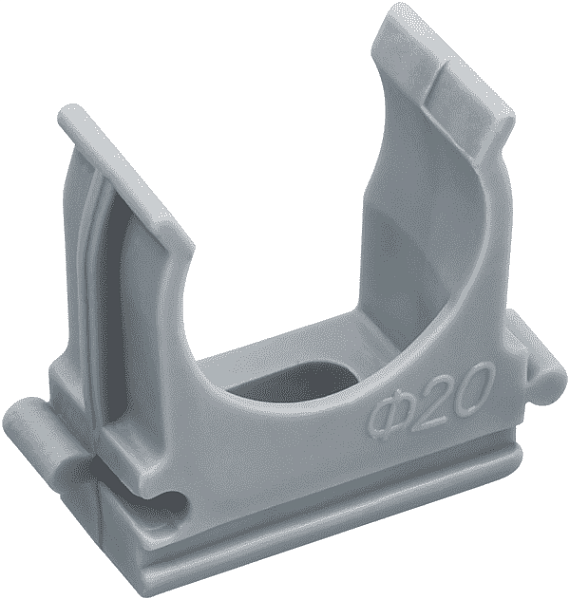 Держатель для труб (клипса) d20мм 61 229 NCR-T-20-B100 (уп.100шт) NAVIGATOR 61229 