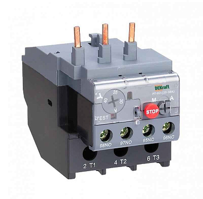 Реле тепловое 23.0А-32А для контакторов 25-38А DEKraft 23169DEK 
