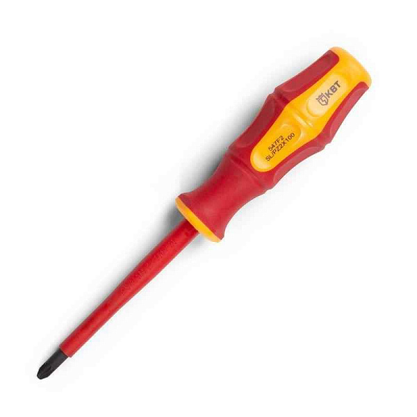 Отвертка диэлектрическая "Профи" PZ/FL2х100 КВТ 79779 