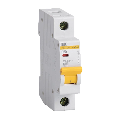 Автомат  1п 50А (С) (ВА 47- 29) ИЭК 