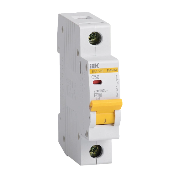 Автомат  1п 50А (С) (ВА 47- 29) ИЭК 