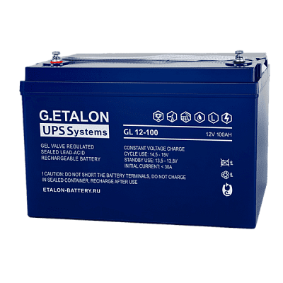 Аккумулятор G.ETALON GL 12-100 - купить в Москве - ООО Гамма-компоненты