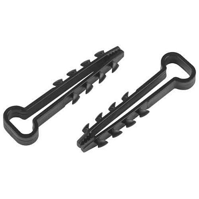 Дюбель-хомут 5-10мм для плоского кабеля NO-224-565 черн. (уп.10шт) Эра Б0066252 