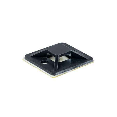Площадка самоклеящаяся 20х20мм черн. (уп.100шт) EKF plc-20x20-b 