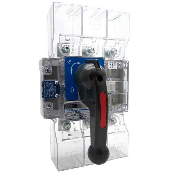 Выключатель-разъединитель 3п 100А стандарт. рукоятка управ. NH40-100/3 CHINT 393529 
