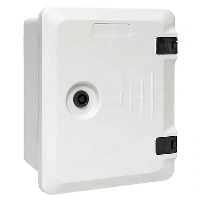 Щит навесной 300x250x170мм (ВxШxГ) из композитного (SMC) материала с монт. панелью, IP65 