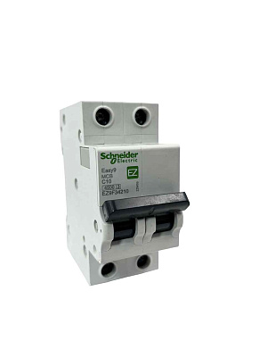 EZ9F34210 АВТ. ВЫКЛ. EASY 9 2П 10А С 4,5кА 230В 
