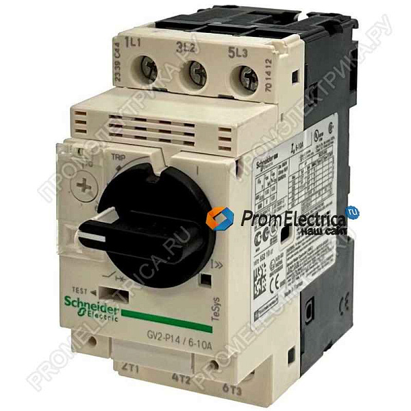 GV2P14 АВТ. ВЫКЛ С КОМБ. РАСЦЕП. 6-10А 