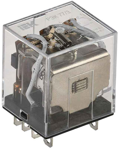 Реле РЭК 77-3 10А 12В DC IEK RRP10-3-10-012D 