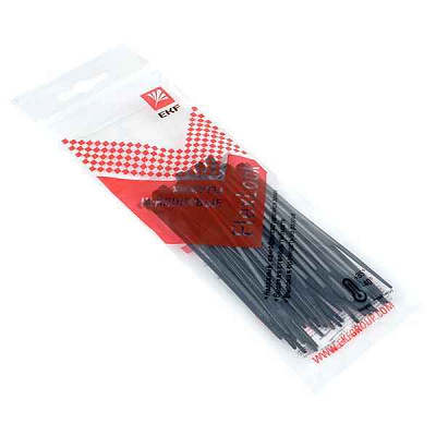 Хомут P6.6 2.5x100 FlexLock стандартный черн. (уп.50шт) PROxima EKF plc-fl-ctsb-2.5x100-r 