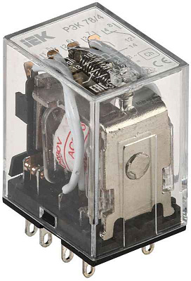 Реле РЭК 78-4 3А 220В AC IEK RRP20-4-03-220A 
