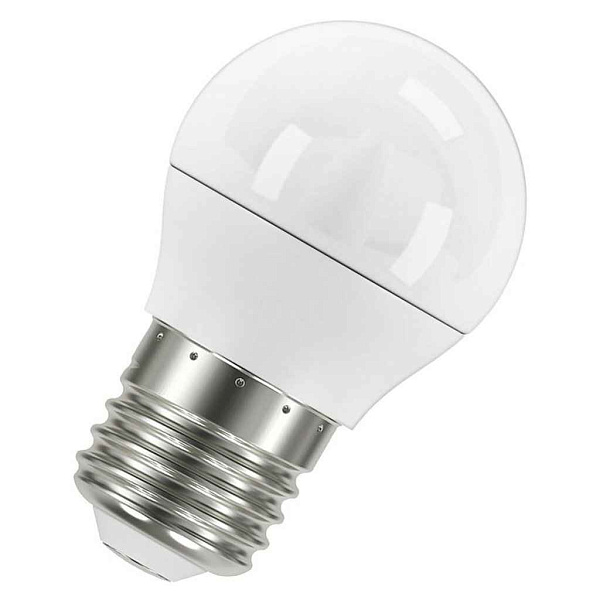 Лампа ЛЕД  E27  7,0Вт шар мат.3К LVCLP60 7SW/830 230V RU OSRAM