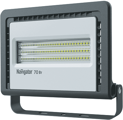 Прожектор светодиодный 14 147 NFL-01-70-4K-LED 70Вт 4000К IP65 5950лм черн. Navigator 14147