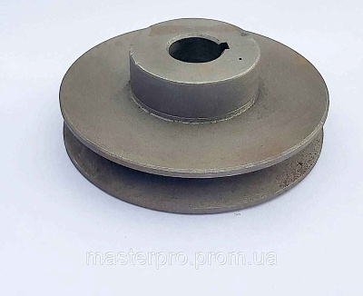 Цилиндрический мотор-редуктор 613A (i=185.29) вал вх.выступающий/вых. 19/35 мм