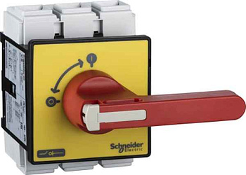 VCF5 VCF5 ГЛАВНЫЙ/АВАРИЙНЫЙ ВЫКЛЮЧАТЕЛЬ-РАЗЪЕДИНИТЕЛЬ 125A С РУКОЯТКОЙ (НА ДВЕРЦЕ,4 ВИНТ.) Schneider