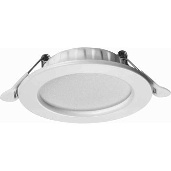 ДВО   7Вт 6,5К панель(круг бел.) d95 ODL-M1-7W-6.5K-WH-LED ОНЛАЙТ 90483