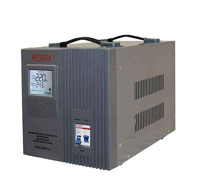 Стабилизатор напряжения АСН-3000/1-Ц 1ф 3кВт IP20 релейный Ресанта 63/6/5 