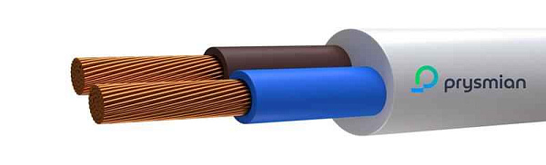 Шнур ШВВП 2х0.5 Б (бухта) (м) РЭК-PRYSMIAN 0202010201