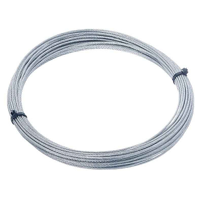 Трос стальной 5.0мм DIN 3055 цинк (уп.5м) подвес СТРОЙМЕТИЗ 4142082 