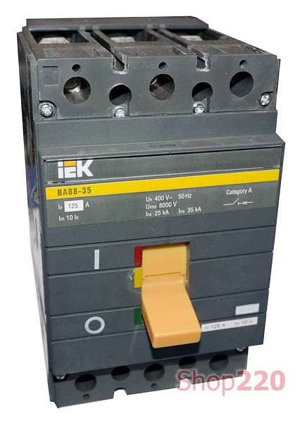 Автомат ВА 88 доп.контакт ДК-125(160)А ИЭК 