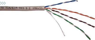 Кабель NewMax UTP CCA, 4 пары, Кат.5e, PVC, серый, 305 метров