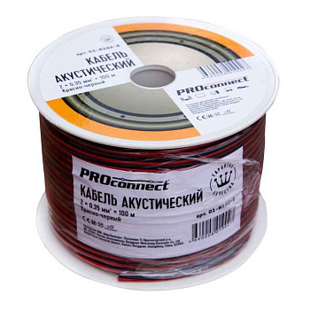 ШВПМ 2х0.35 бухта К/Ч (м) PROCONNECT 01-6102-6