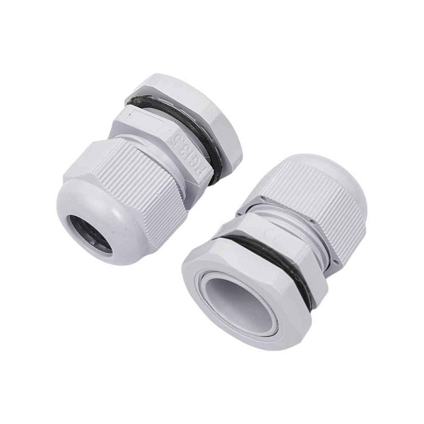 Сальник PG  13.5 пластик (6-12мм) IP68 серый ГОФРОМАТИК 