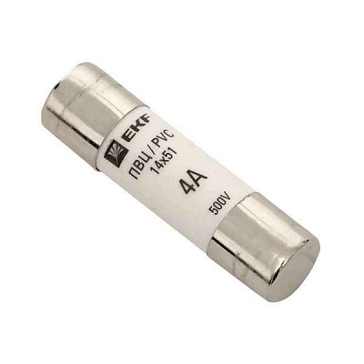 Вставка плавкая цилиндрическая ПВЦ 14х51 4А EKF pvc-14x51-4 