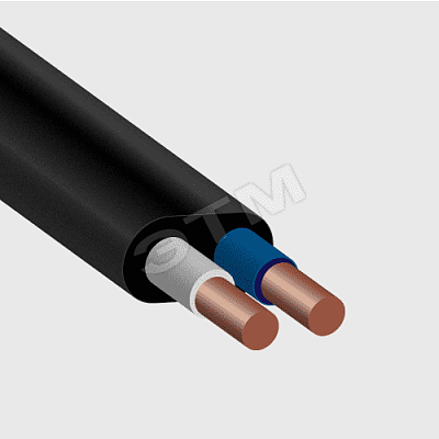 Кабель АВВГ 2x10 (АВВГ-пнг(А)-LS 2x10 ОК (N) (0,66кВ), Алюр, РФ