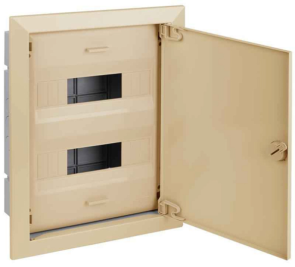 Щиток СП Тусо 24мод. с метал. двер. 430х325х103мм беж. Ruvinil 68124МБЖ 