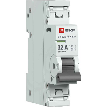 Выкл.нагрузки 1Р 32А (ВН-63N) EKF PROxima