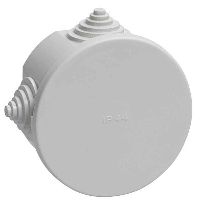 Коробка распаячная ОП 75х40 IP44 KM41237 (4 каб.ввод.) IEK UKO11-075-040-000-K41-44 