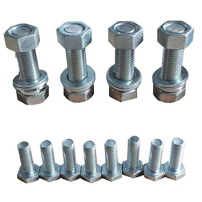 Комплект крепежа для ОГК/ОКК-3/4/5/ОП1ф (болт М12х50 - 4шт; гайка М12 - 4шт; шайба С12 - 4шт; гровер С12 - 4шт) Пересвет В00005713 