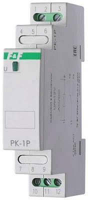 Реле промежуточное PK-1P/Un (монтаж на DIN-рейке 35мм 220В 50Гц 16А перекл.) F&F EA06.001.004 
