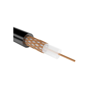 Кабель коаксиальный телев. РК 75-4-15 (чер.), оболочка ПВx,  Автопровод, РБ