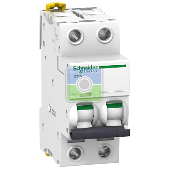 A9F73202 АВТ. ВЫКЛ.iC60N 2П 2A B Schneider