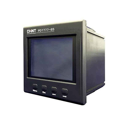 Прибор измерительный многофункциональный PD7777-8S3 3ф 5А RS-485 120х120 LCD дисплей 380В CHINT 765170 