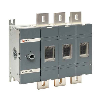 Рубильник 3п 1250А без рукоятки управления TwinBlock PROxima EKF tb-s-1250-3p 