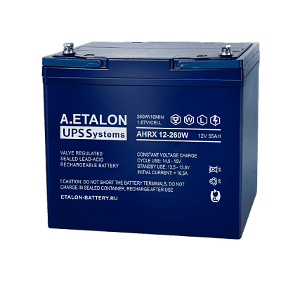 Аккумулятор A.ETALON AHRX 12-260W (55) - купить в Москве - ООО Гамма-компоненты