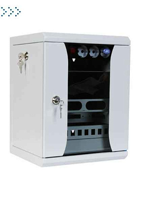 Шкаф телекоммуникационный настенный 10" 8U, (350х255) 